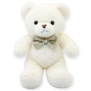 White teddy bear 25 cm