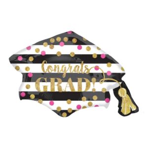 Congrats Cap foil balloon