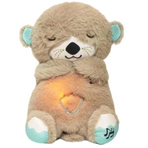 Beige Breathing Plush Toy 25cm