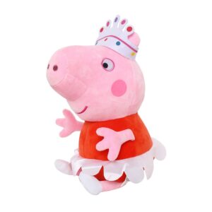 Princess with crown peppa pig plush 18cm
