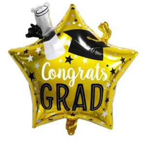 Graduation balloon star shaped