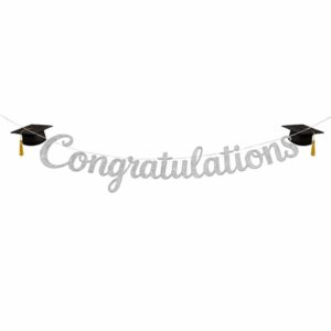 Graduation Silver Banner