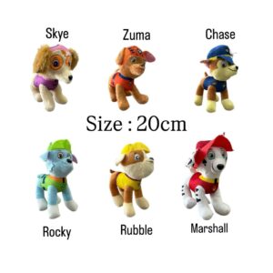 Paw patrol characters 20 cm
