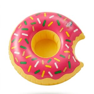 Pink  Donut  drink holder(inflatable)