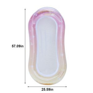 Pink Inflatable Swimming Float Bed