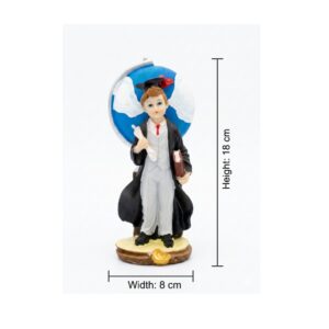 Graduation statue