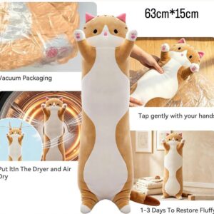 Long Cat Plush Body Pillow