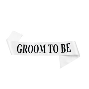 Groom To Be Sashe