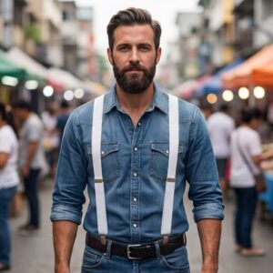White Suspenders