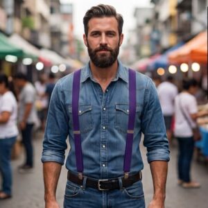 Purple Suspenders