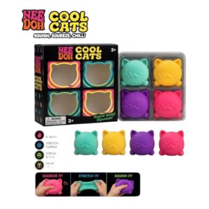 Needoh Cool Cats(Squish,Squeeze,Chill)