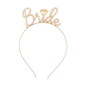 Bride Gold&Pearl Headband