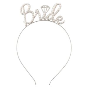 Bride Silver&Pearl Headband