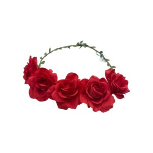 Red Flower Crown