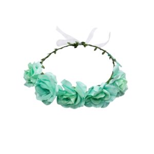 Aqua Flower Crown