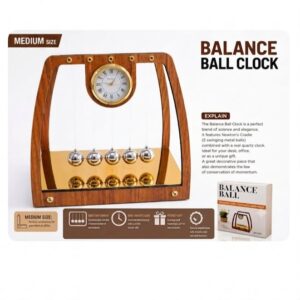 Ballance Ball Clock Size:15cm X 15.5cm