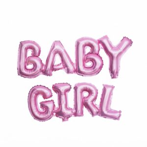 BABY GIRL Banner Balloon