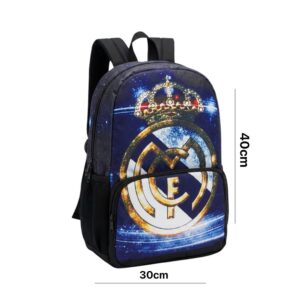 Real Madrid Backpack 2 Zippered Compartments