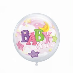 Baby Girl Bubble Balloon