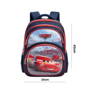 Cars McQueen backpack 4 Zippered Compartments