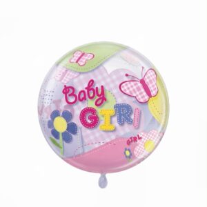 Baby Girl Bubble Balloon