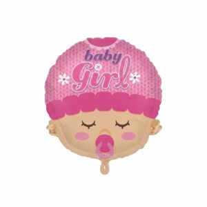 Baby Girl Head Balloon