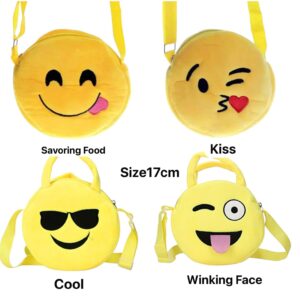 Emojis  themed Bags 1 Zipper Compartment