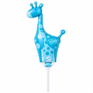 Giraffe It’s A Boy Balloon With Stick