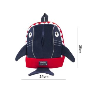 Fashion Chang Shuang Shark Backpack 1 zipper Compartment