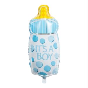Blue baby Bottle Foil balloon