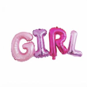 Girl Letter Foil Balloon