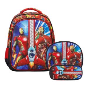 Iron Man & Rocket Backpack Set (3-in-1)