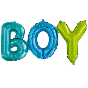 Boy Letter Foil Balloon