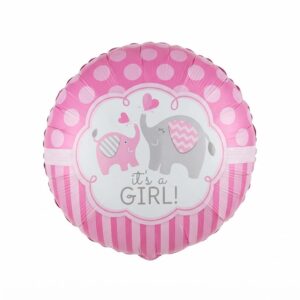 It’s A GIRL Elephants Balloon