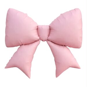 Pink Matt Bow Foil Balloon