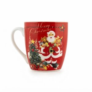 Merry Christmas Santa Tree Mug
