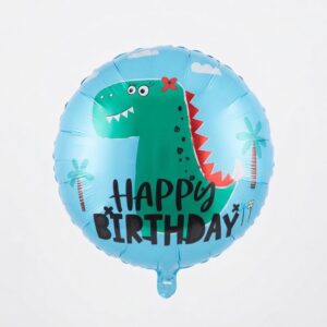 Cute Dinosaur Happy Birthday Foil Balloon