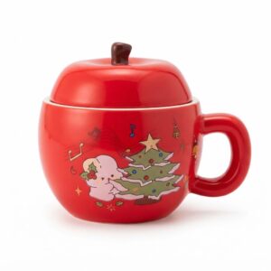Christmas Apple Shaped Ceramic Mug