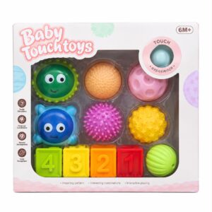 Baby Touch Sensory Balls & Number Blocks Set