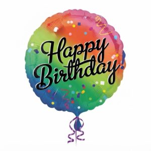 Happy Birthday Colorful Balloon