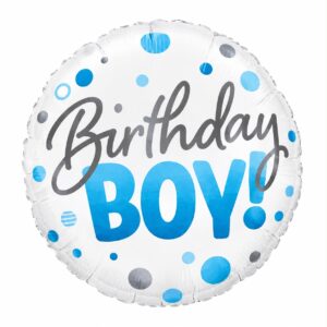 Happy Birthday Colorful Dots And Sprinkles Balloon