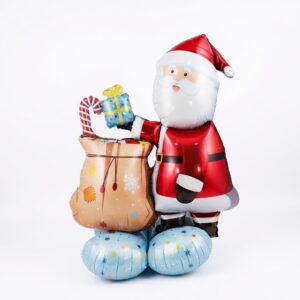 Self-Standing Santa Clause Foil Balloon
