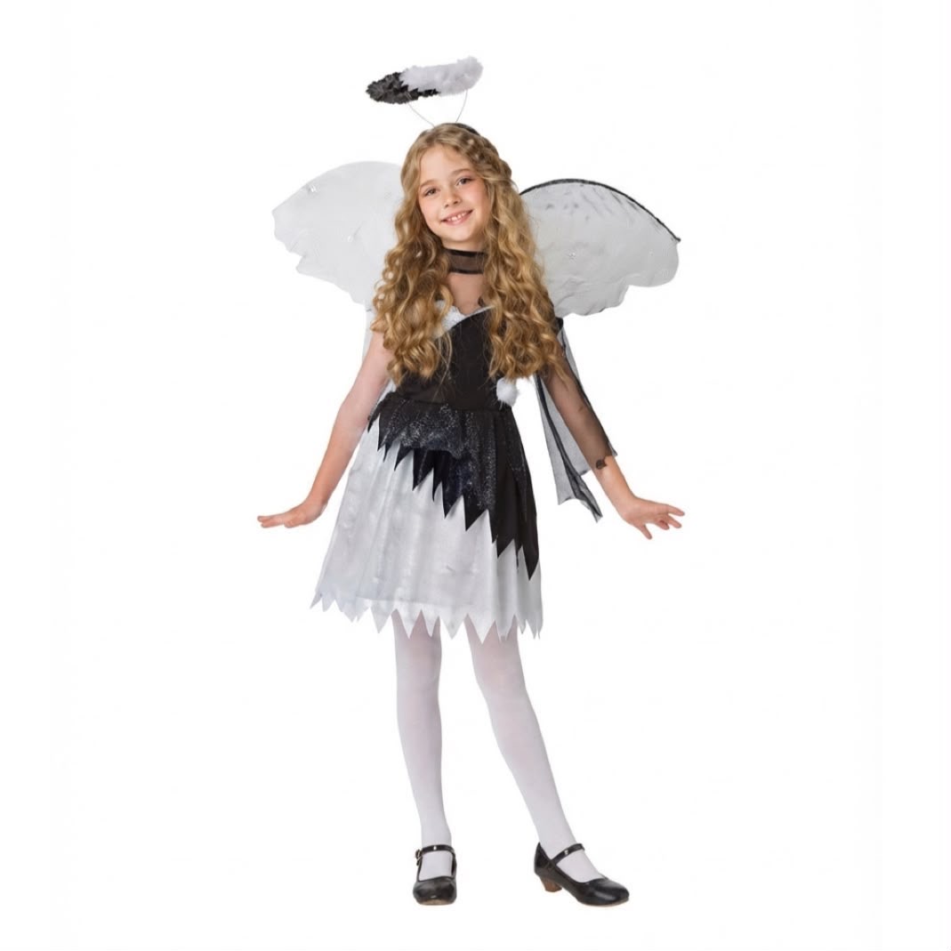 Black and White Angel Costume