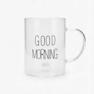 Good Morning Glass Mug